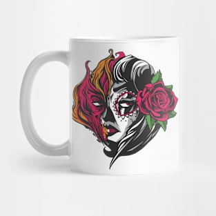 Beautiful Mexican Fire Girl Mug